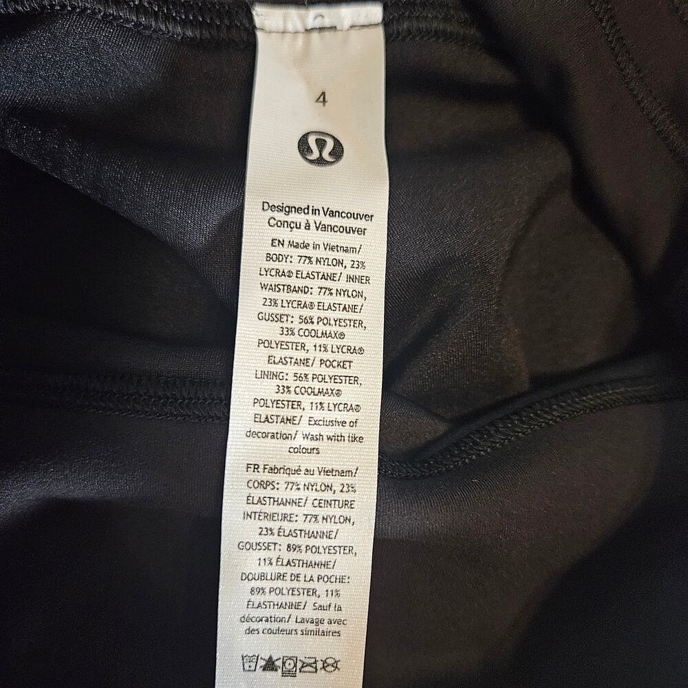 NWT Lululemon Wunder Train High Rise Ribbed Leggings 25" Sz 4 - Picture 5 of 7